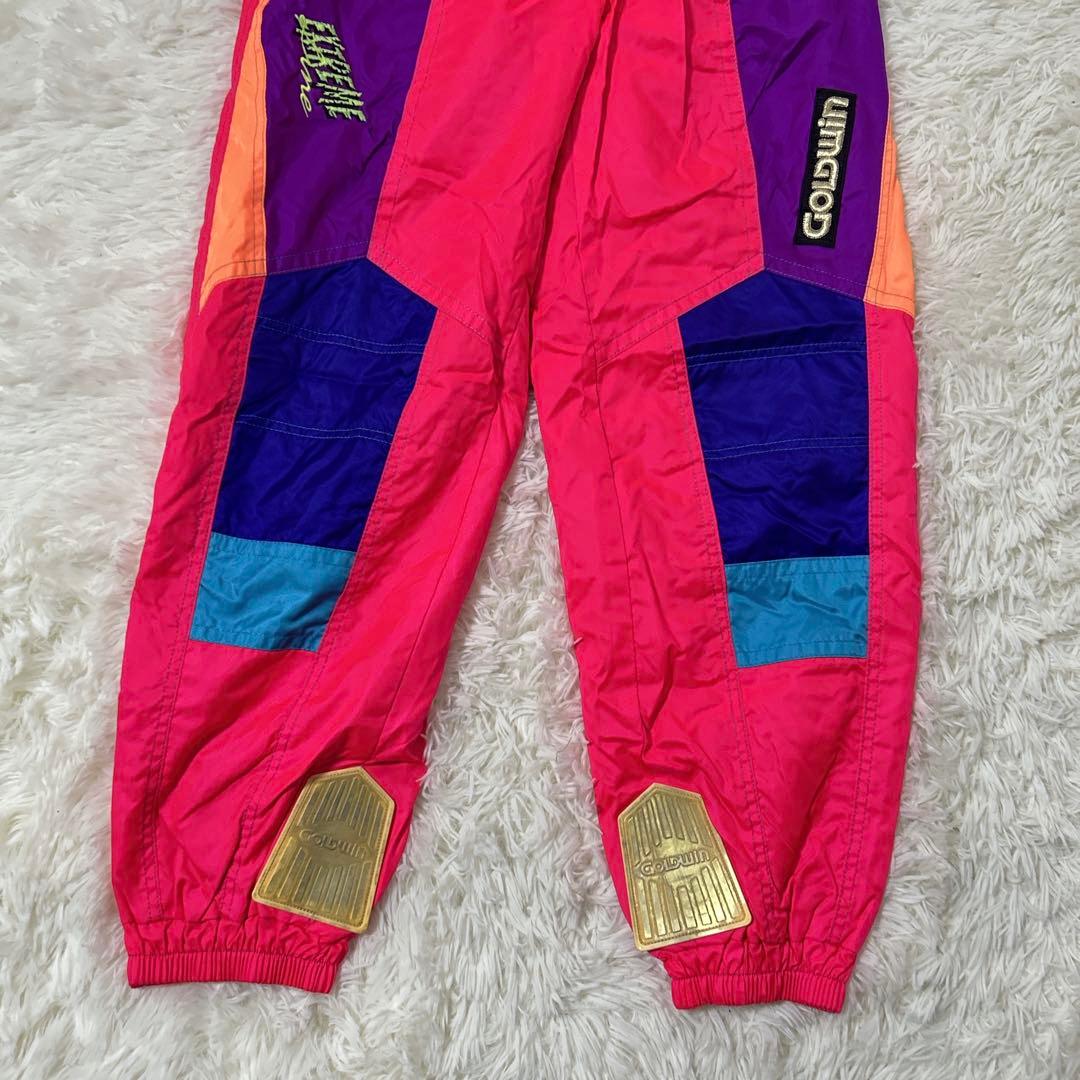 【562】美品　GOLDWIN スキーウェア カラフル　昭和　レトロ　ビンテージ