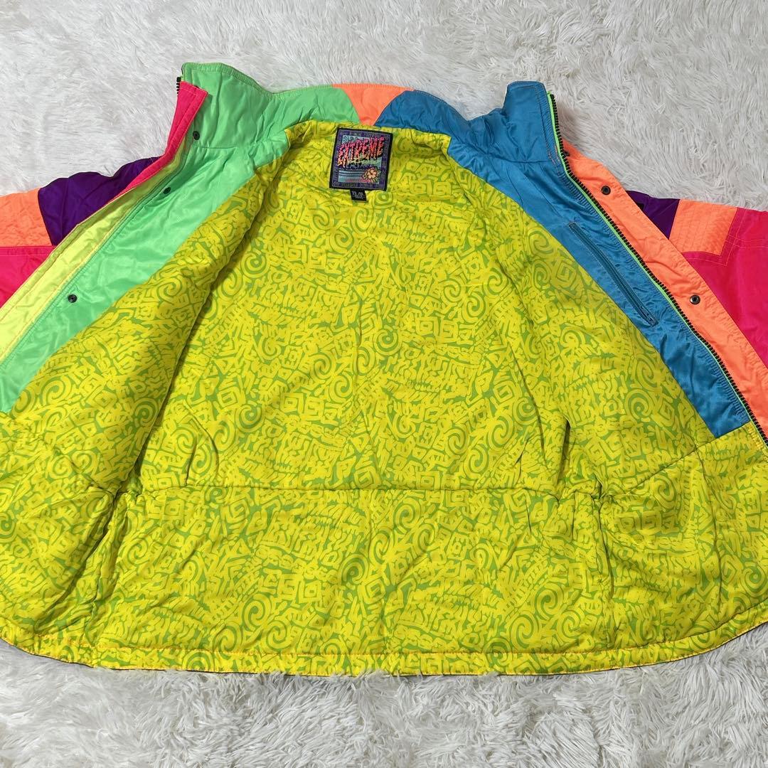 【562】美品　GOLDWIN スキーウェア カラフル　昭和　レトロ　ビンテージ