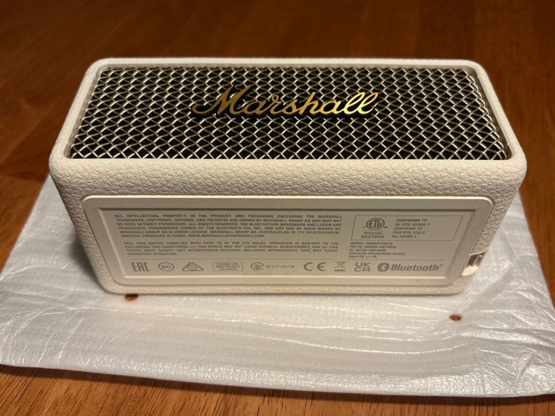 Marshall Emberton III ホワイト