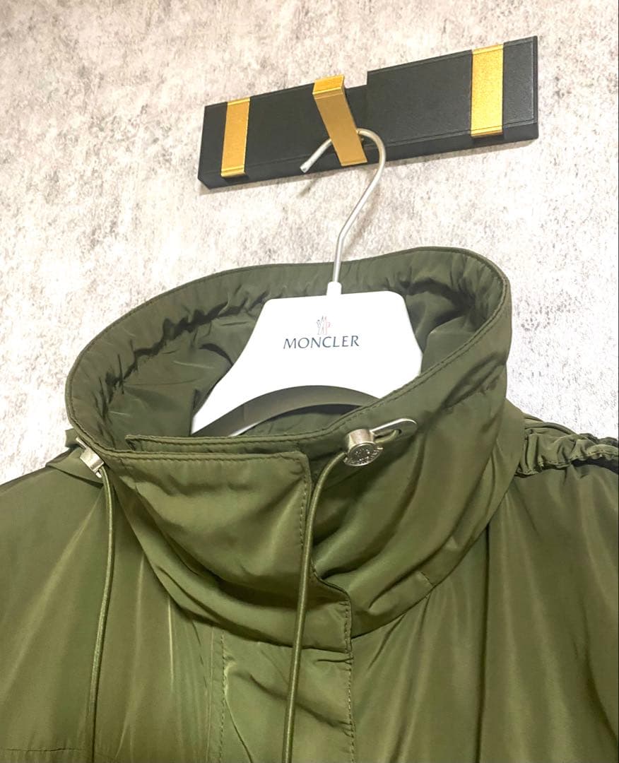 値下げ！＊MONCLER モンクレール＊マラカイト 厚めナイロンコート Mサイズ