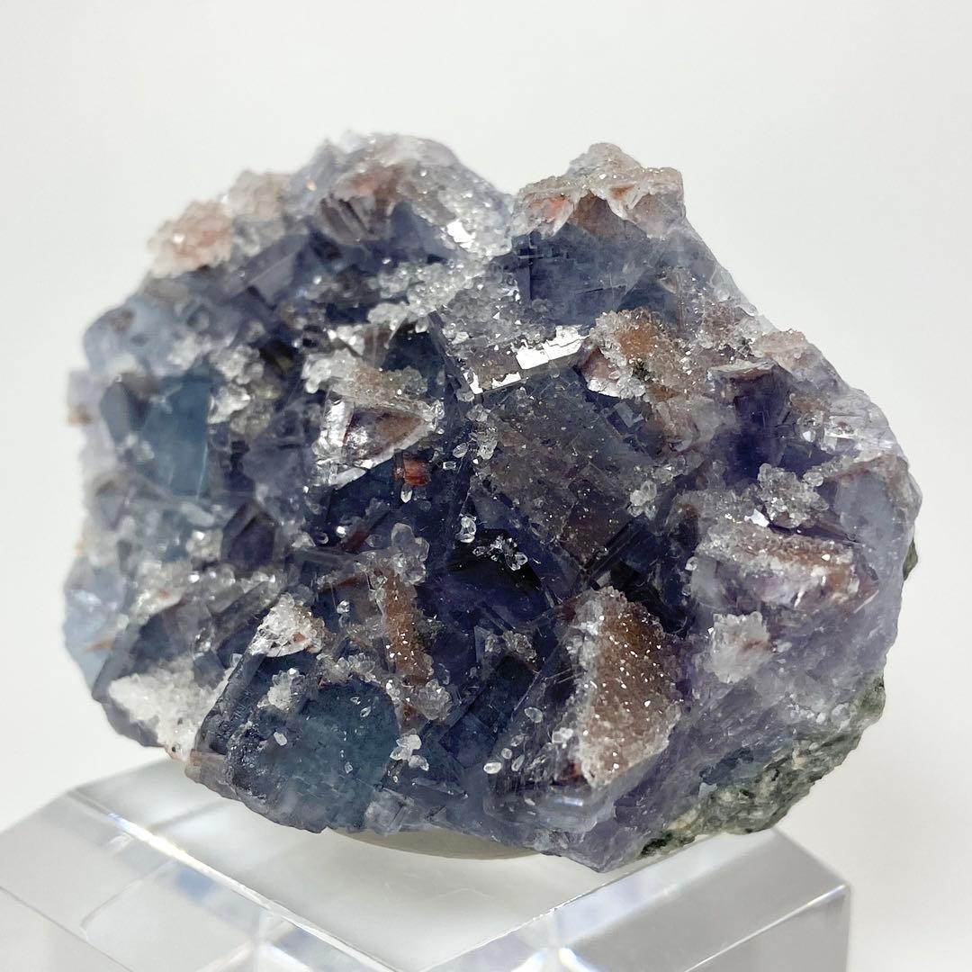 フローライト　クォーツ　蛍石　水晶　鉱物標本　原石　天然石　ストーン　インクル