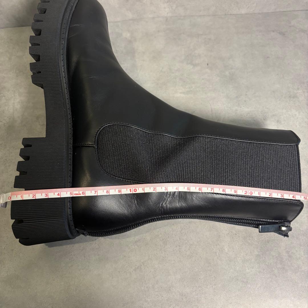 未使用級 Whim Gazette THE PAUSE レザーサイドゴアブーツ