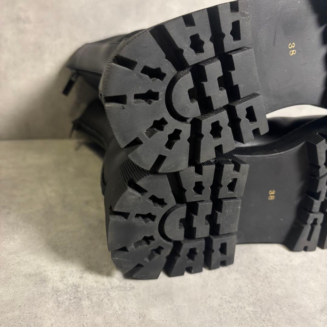 未使用級 Whim Gazette THE PAUSE レザーサイドゴアブーツ