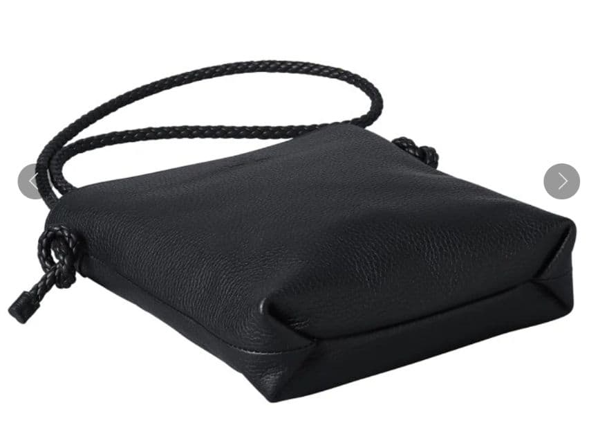 HIROFU　チェスタ　レザーショルダーバッグ 2WAY 　ブラック