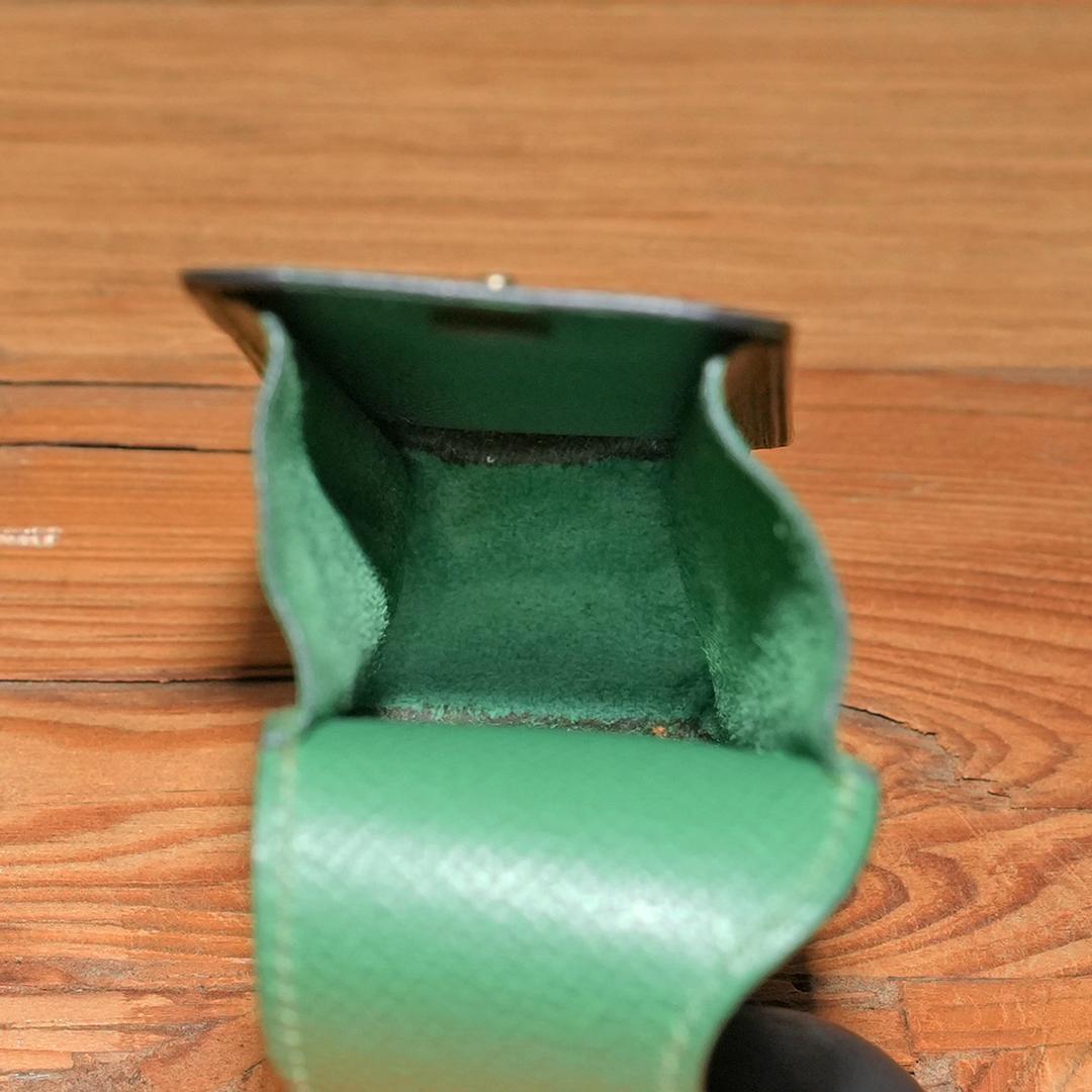 HERMES エルメス ペンケース ペンポーチ　マルチケース グリーン　筆入