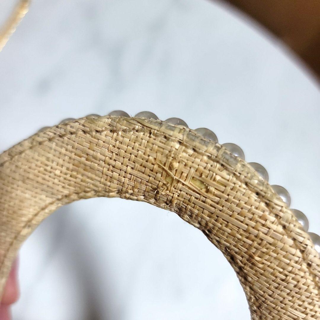 【完売品】ラブティックボンボン・かごバック・Sサイズ