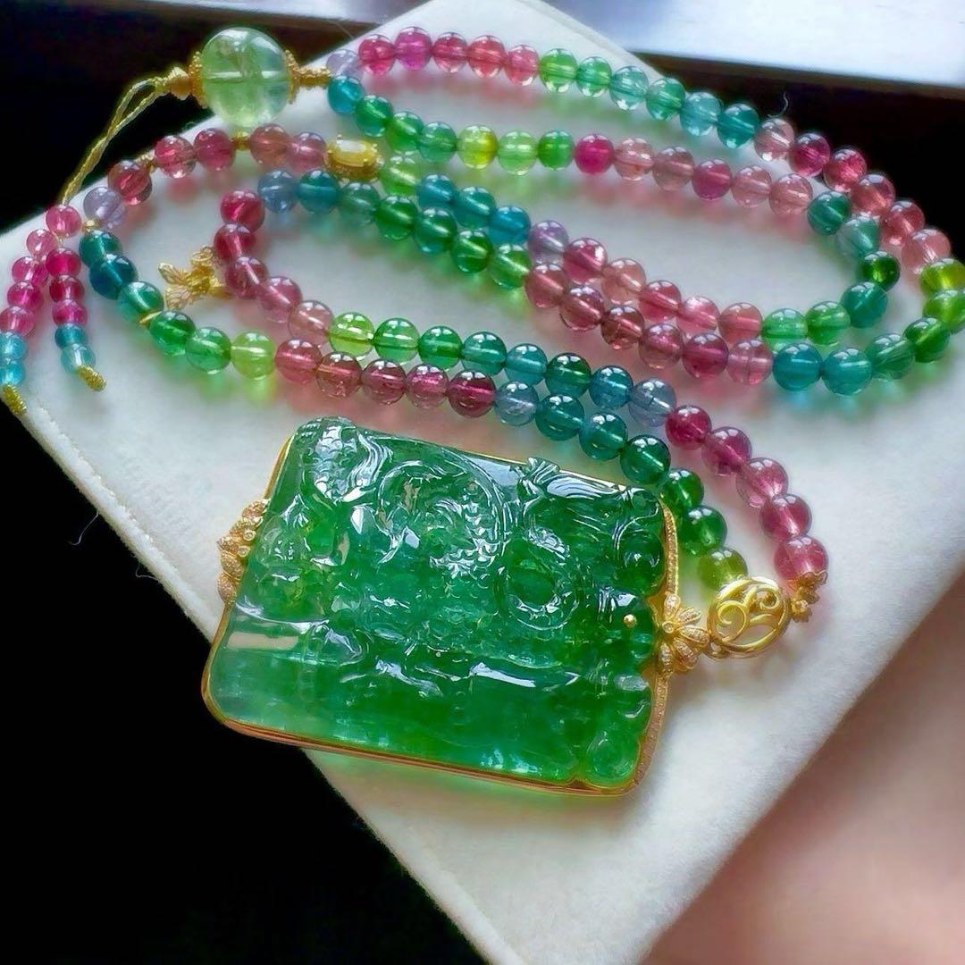 ⭐︎【極上品】タイチンクオーツ 置物 55mm 240.1g