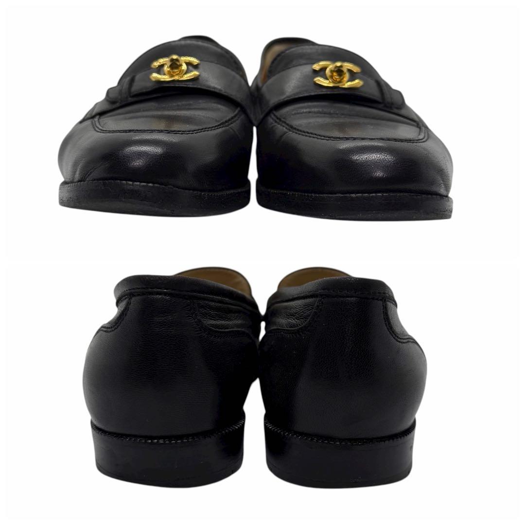 美品　CHANEL ターンロック　ローファー