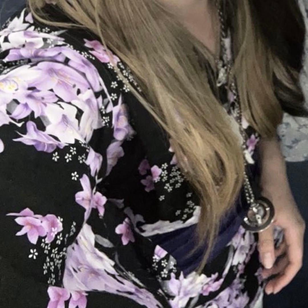 浴衣ドレス 紫 y2k ギャル