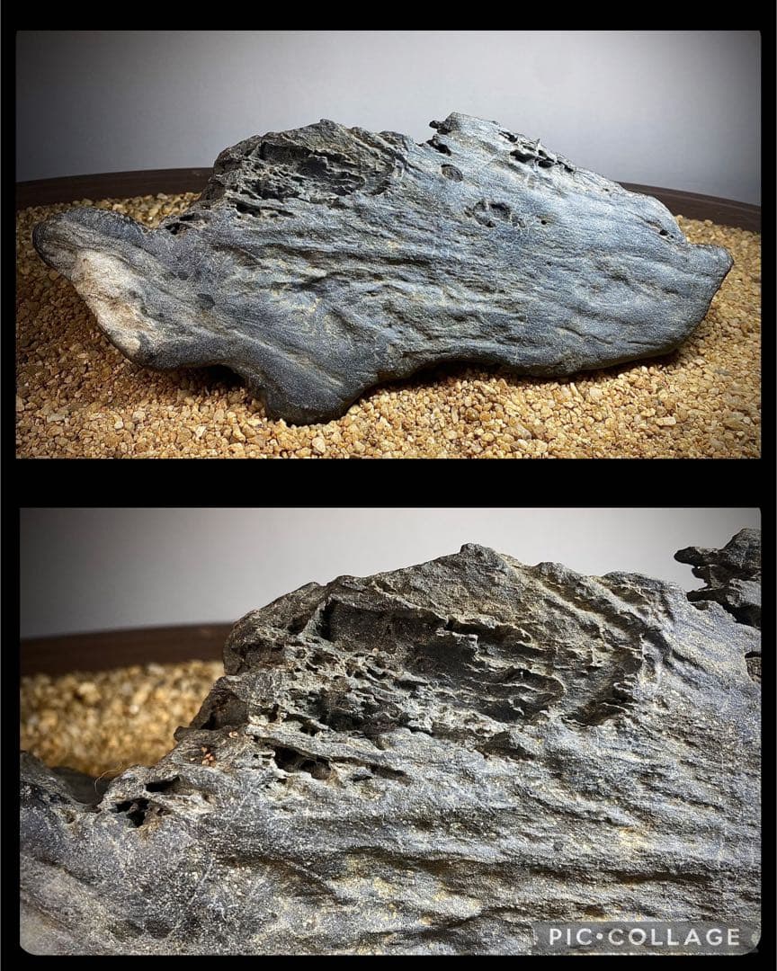 4222 佐治川石《希少》 水石 盆栽 盆石 置物 鑑賞石