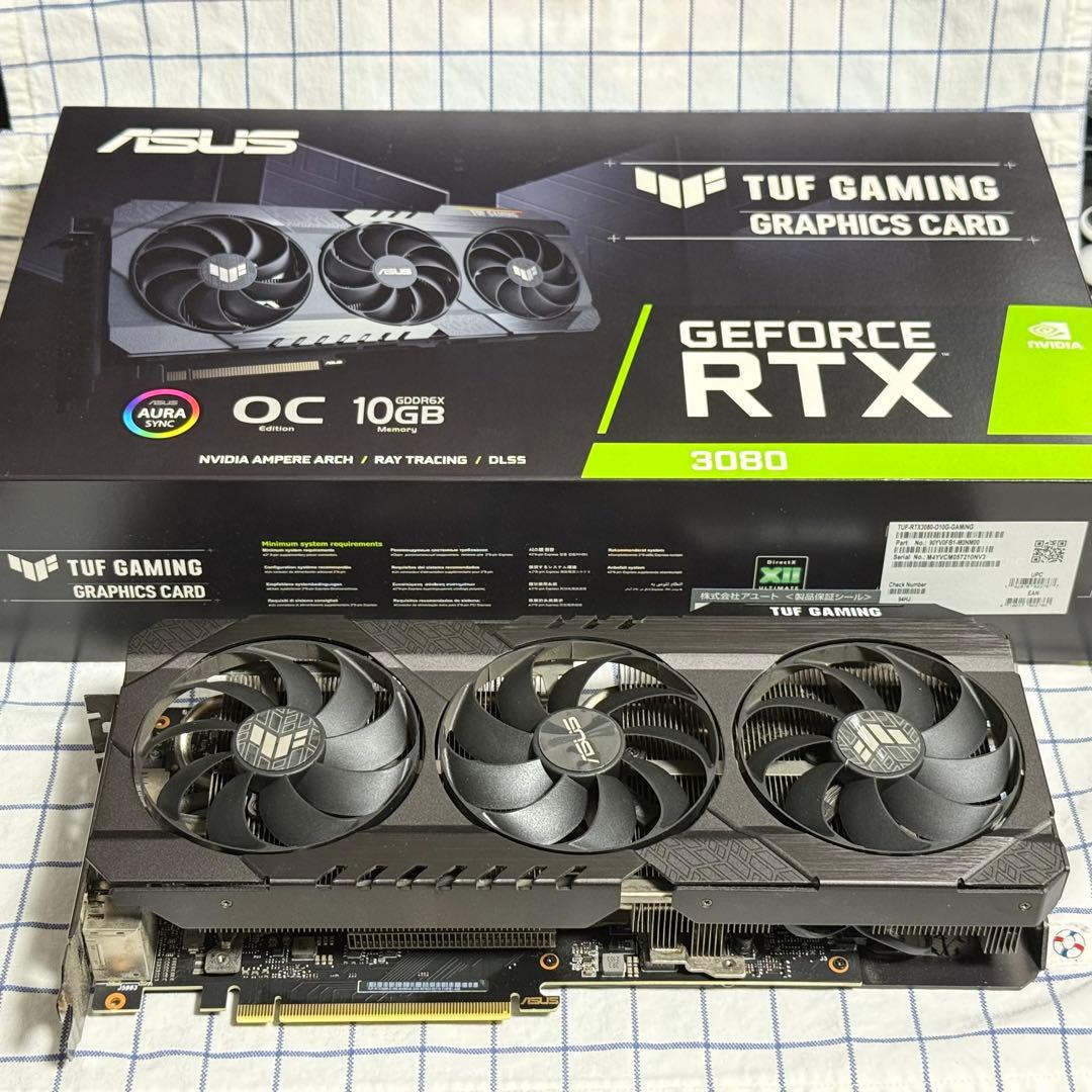 グラフィックボード・グラボ・ビデオカード ASUS RTX 3080 10GB TUF GAMING OC