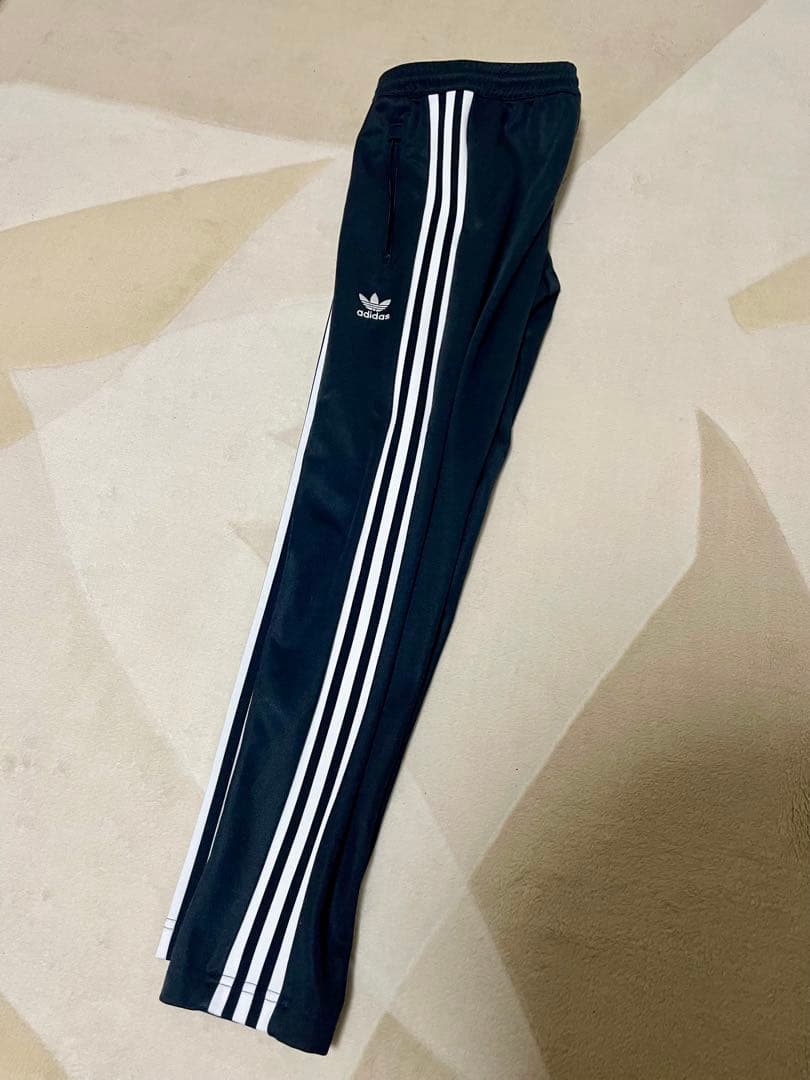 adidasBECKENBAUERアディダスベッケンバウアーセットアップL黒