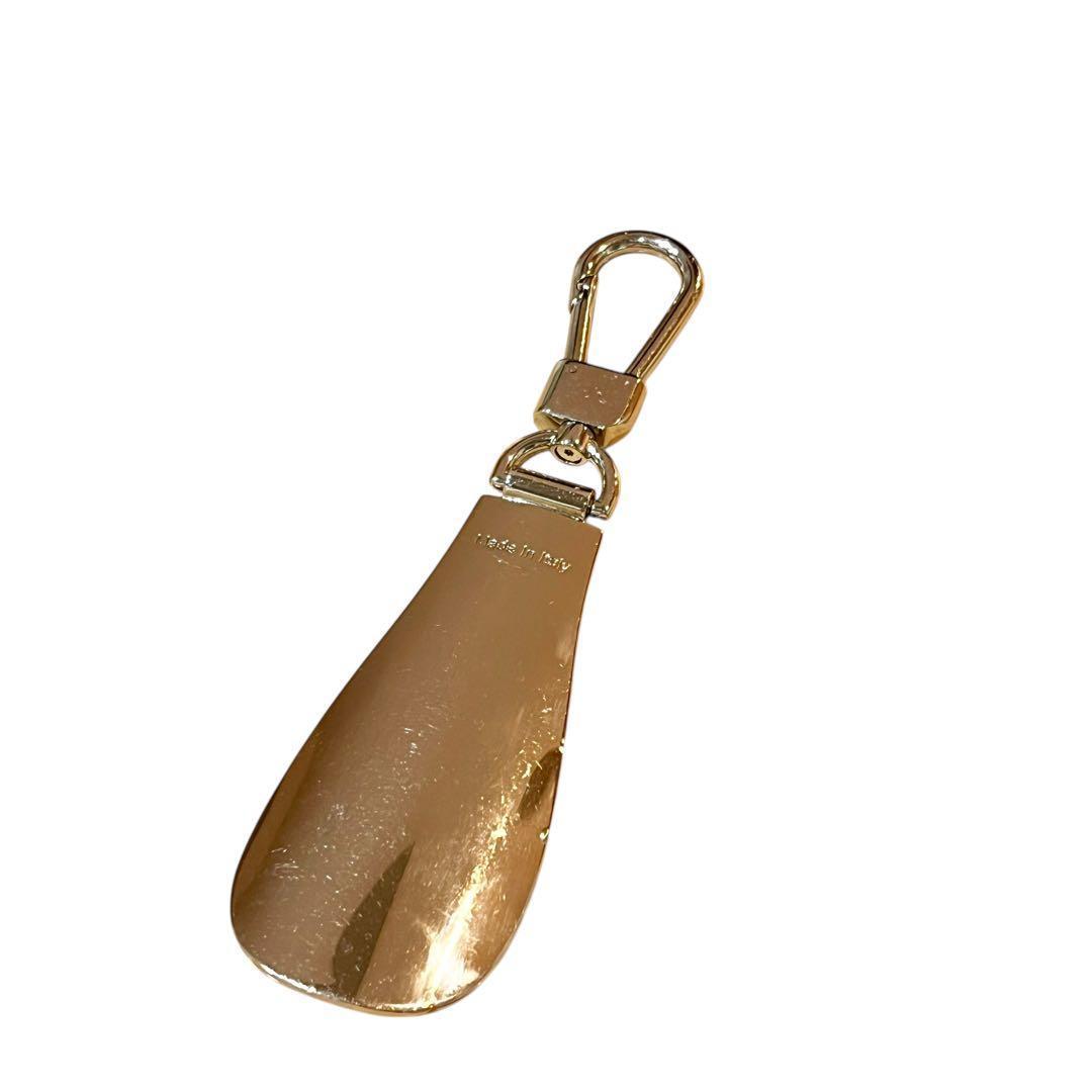 ベルルッティBerluti カリグラフィ メタル シューホーン バッグチャーム