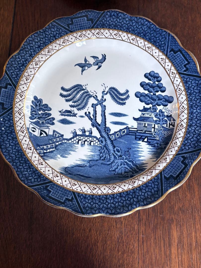 ブース社のリアルオールドウィロー ディナープレート4枚