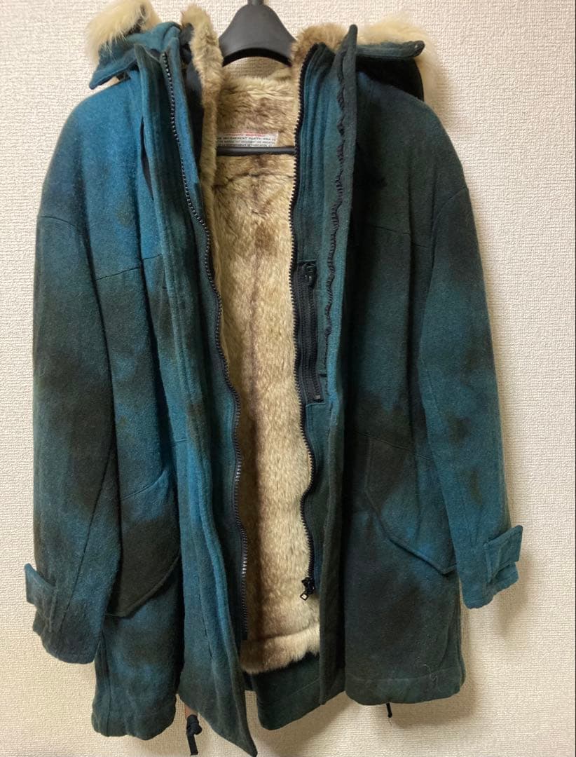 ok RNA むら染めウールミリタリーコート (C0526)