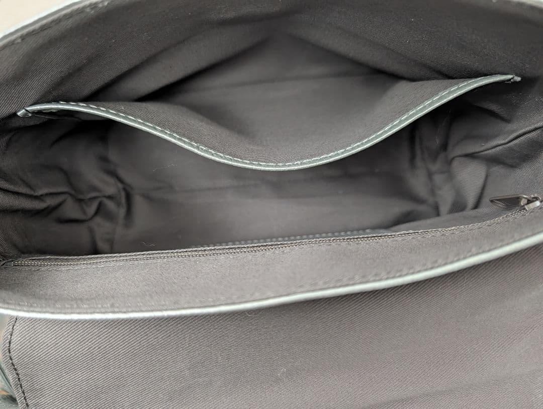 【新品未使用】JETSETTER限定色シルバー レザー ショルダーバッグ