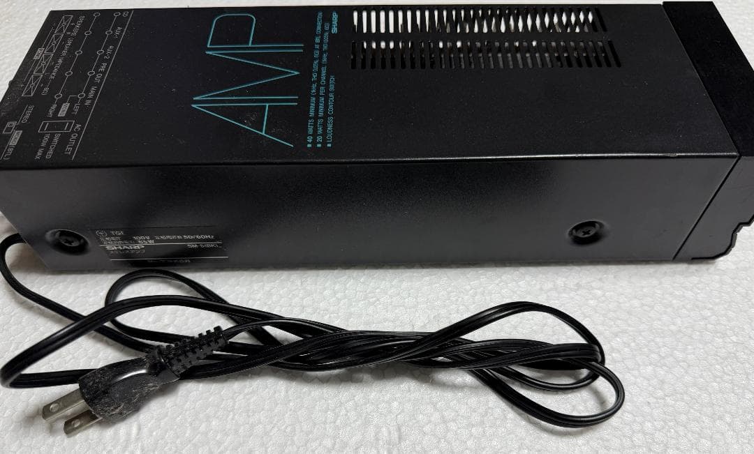 SHARP ステレオアンプ SM-5（本体のみ・美品）