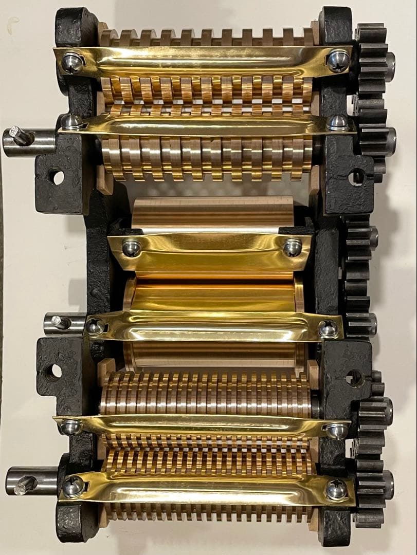 小野式製麺機　両刃 4.2mm＋2.2mm 【2507-04】 説明書コピー付き