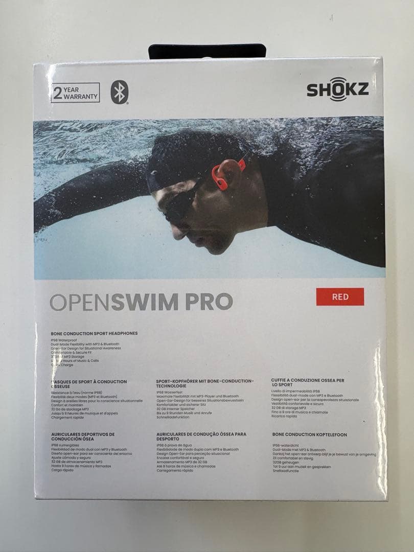 SHOKZ OPEN SWIM PRO 骨伝導イヤホン