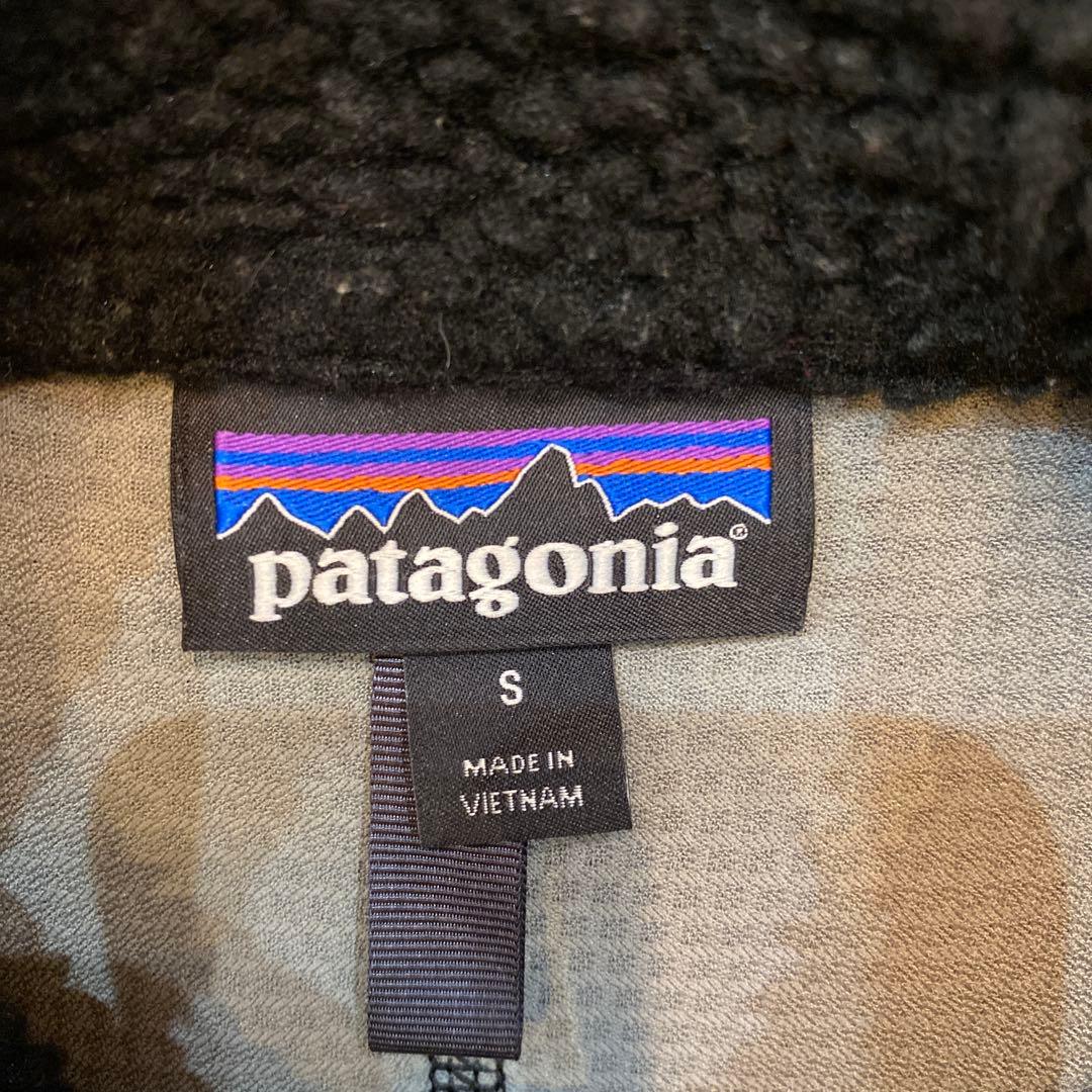 patagonia ブラック フリースベスト Sサイズ