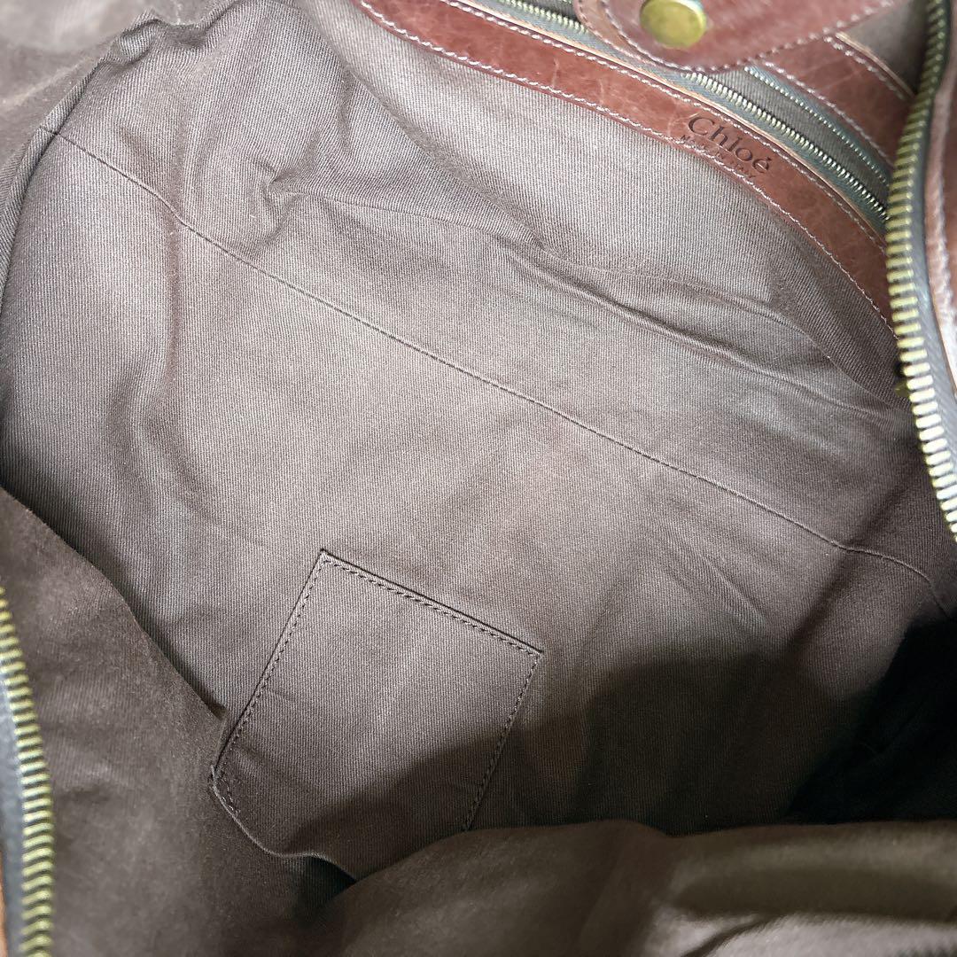 Chloé Silverado Leather Tote Bag Y2K