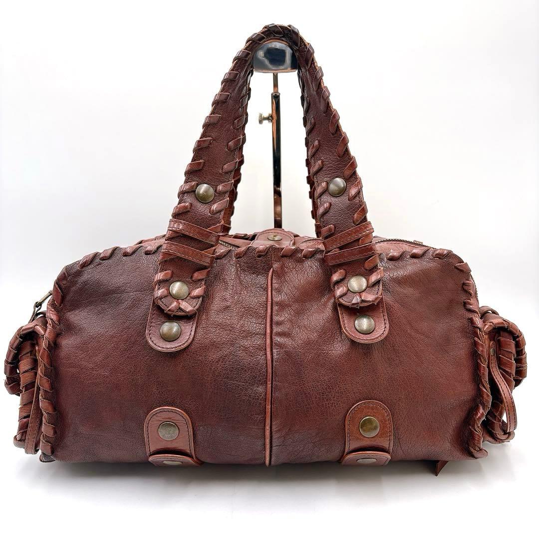 Chloé Silverado Leather Tote Bag Y2K