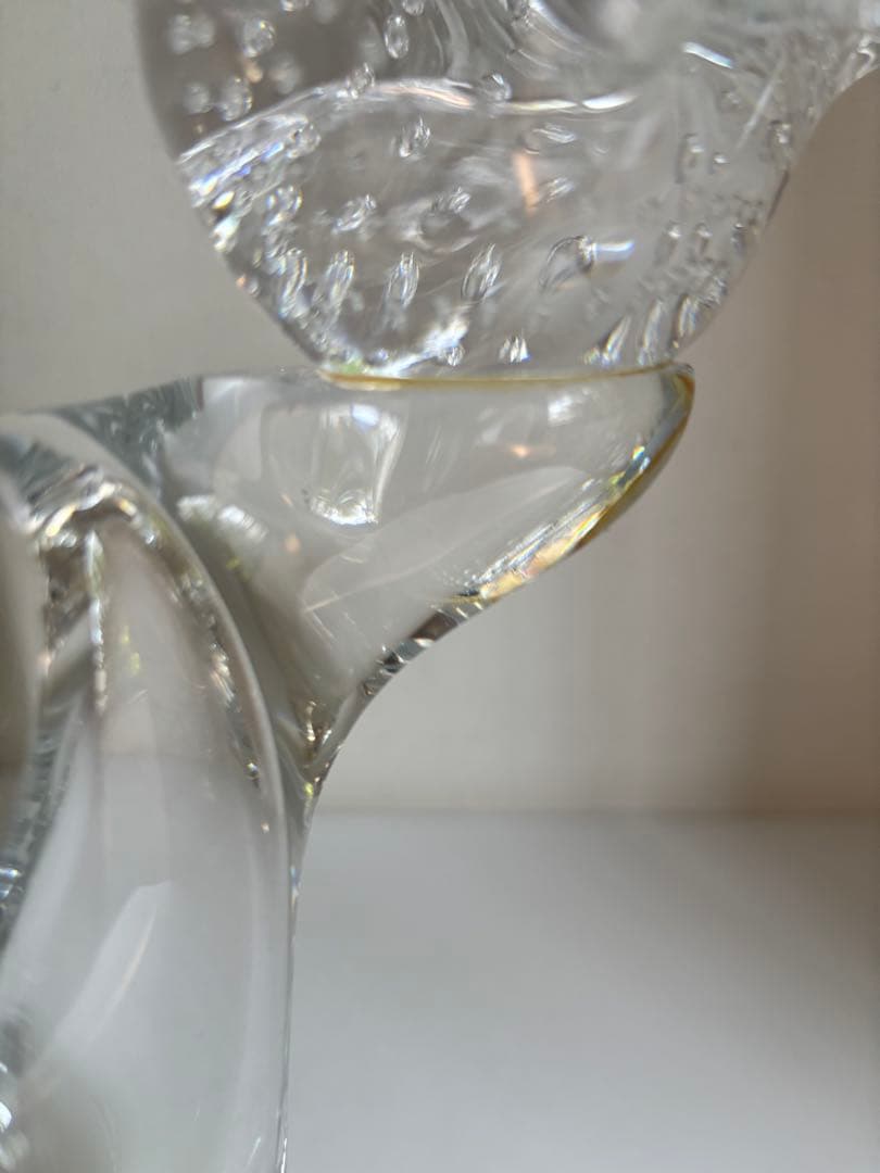 ヴィンテージ　北欧ガラス　スウェーデン gullaskruf グラスクルフ　鳥