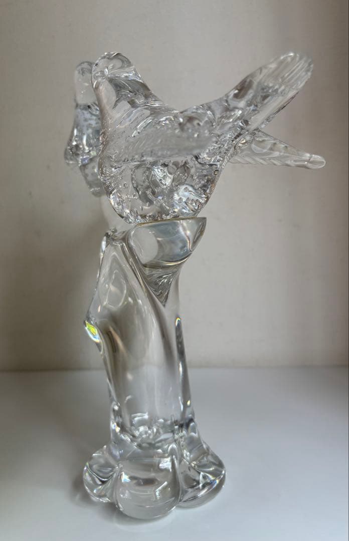 ヴィンテージ　北欧ガラス　スウェーデン gullaskruf グラスクルフ　鳥