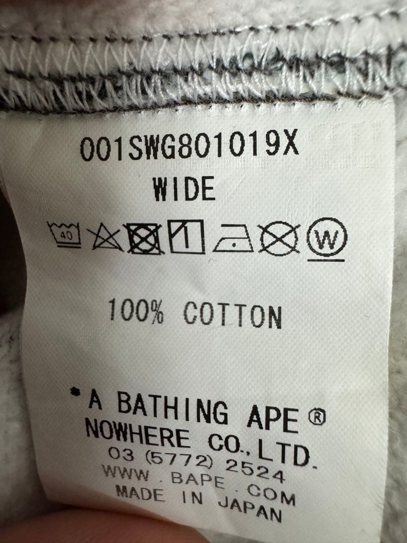 A BATHING APE（BAPE） スウェット トレーナー／チェック柄