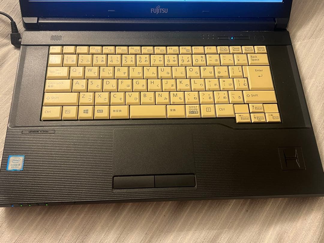 富士通 ノートパソコン15.6インチCore i5外付けDVDドライブ付 訳あり