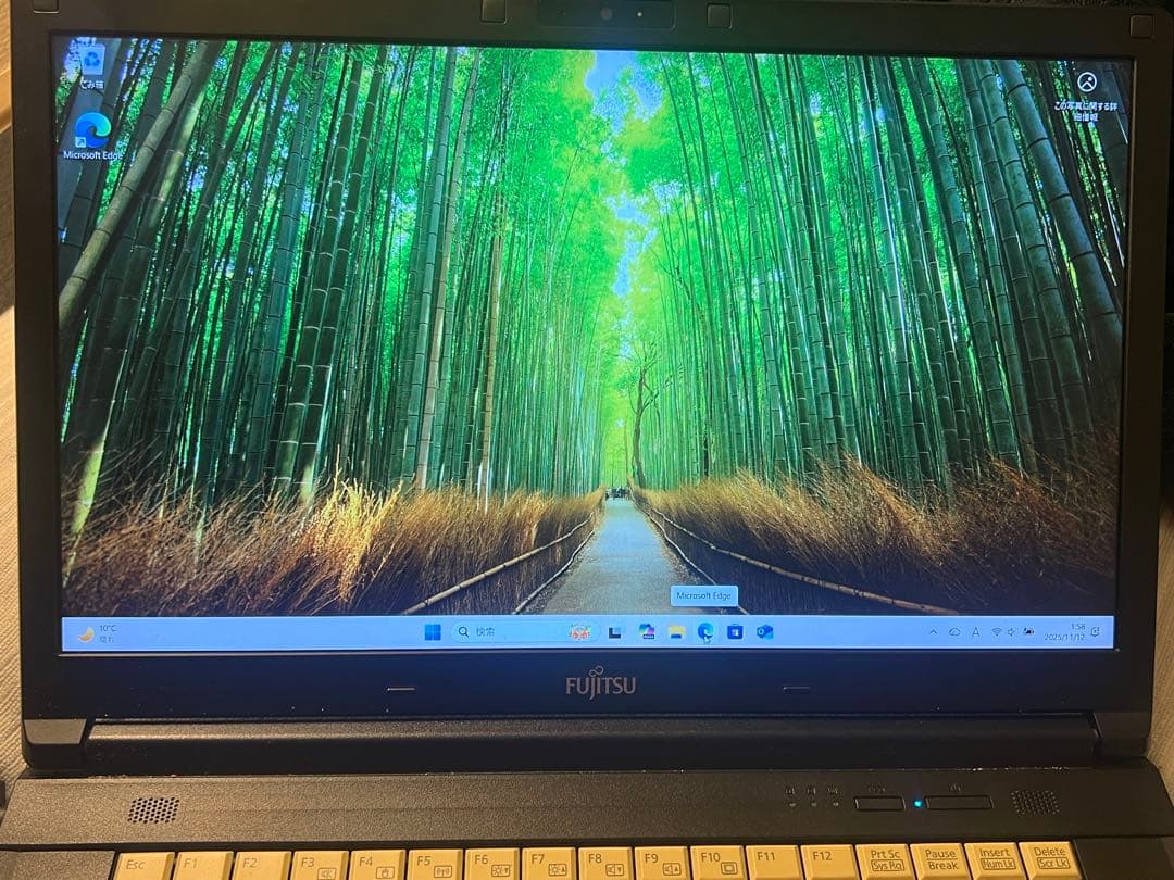 富士通 ノートパソコン15.6インチCore i5外付けDVDドライブ付 訳あり