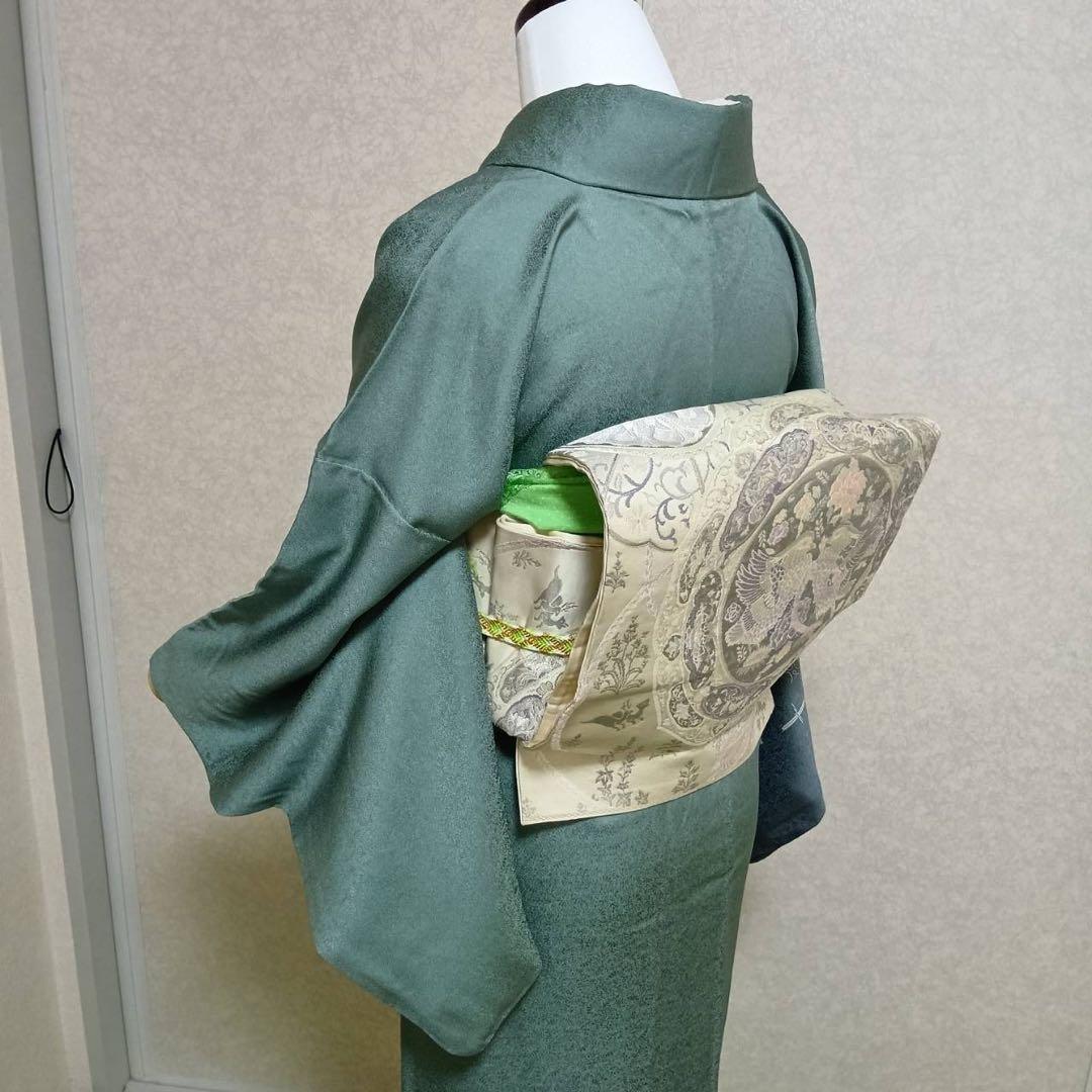 Y*o様 未使用近い　美品　袷　正絹　友禅　訪問着　フルセット　身丈164 裄6