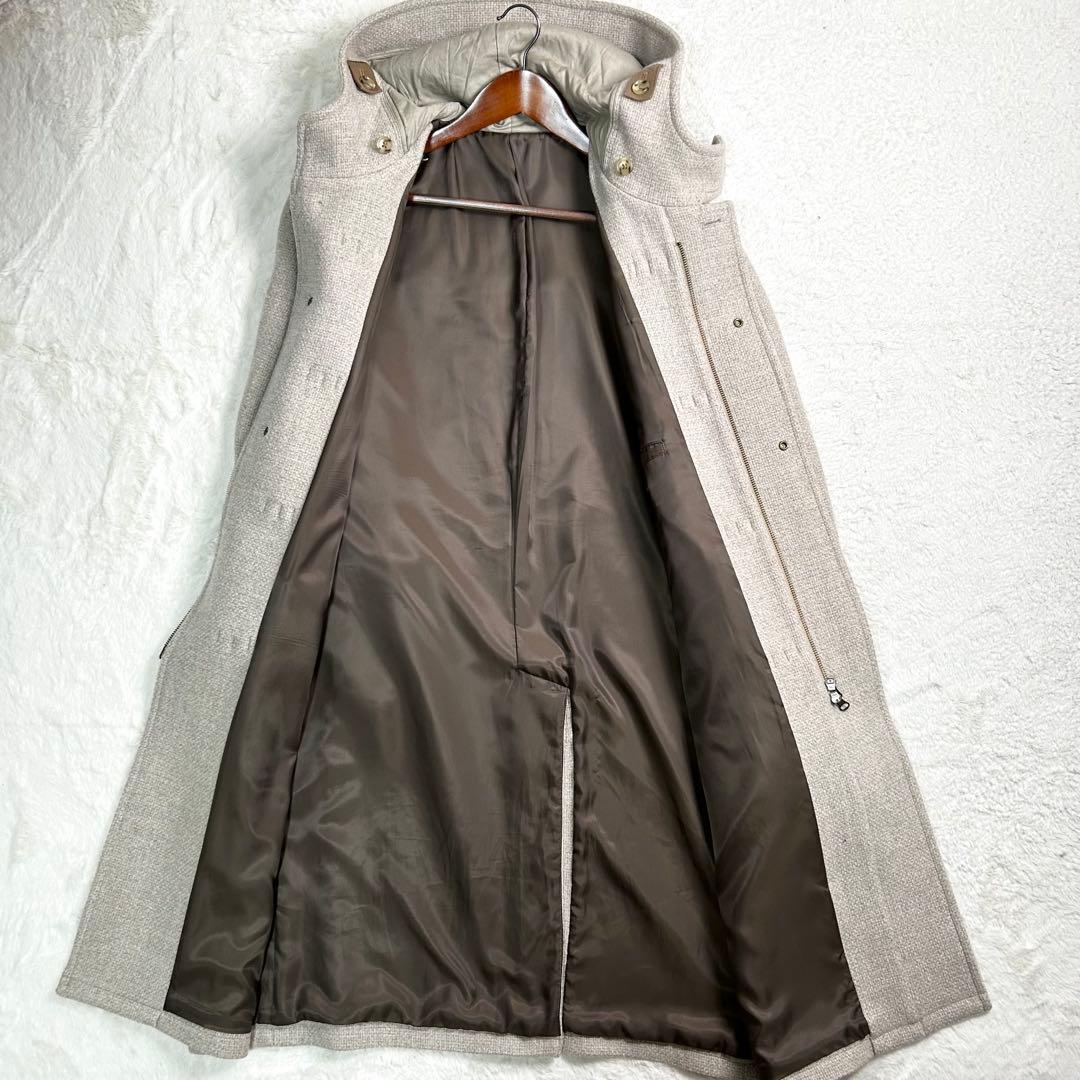 高級✨MEN'S BIGI ダッフルコート　ウール100% 04 オフホワイト