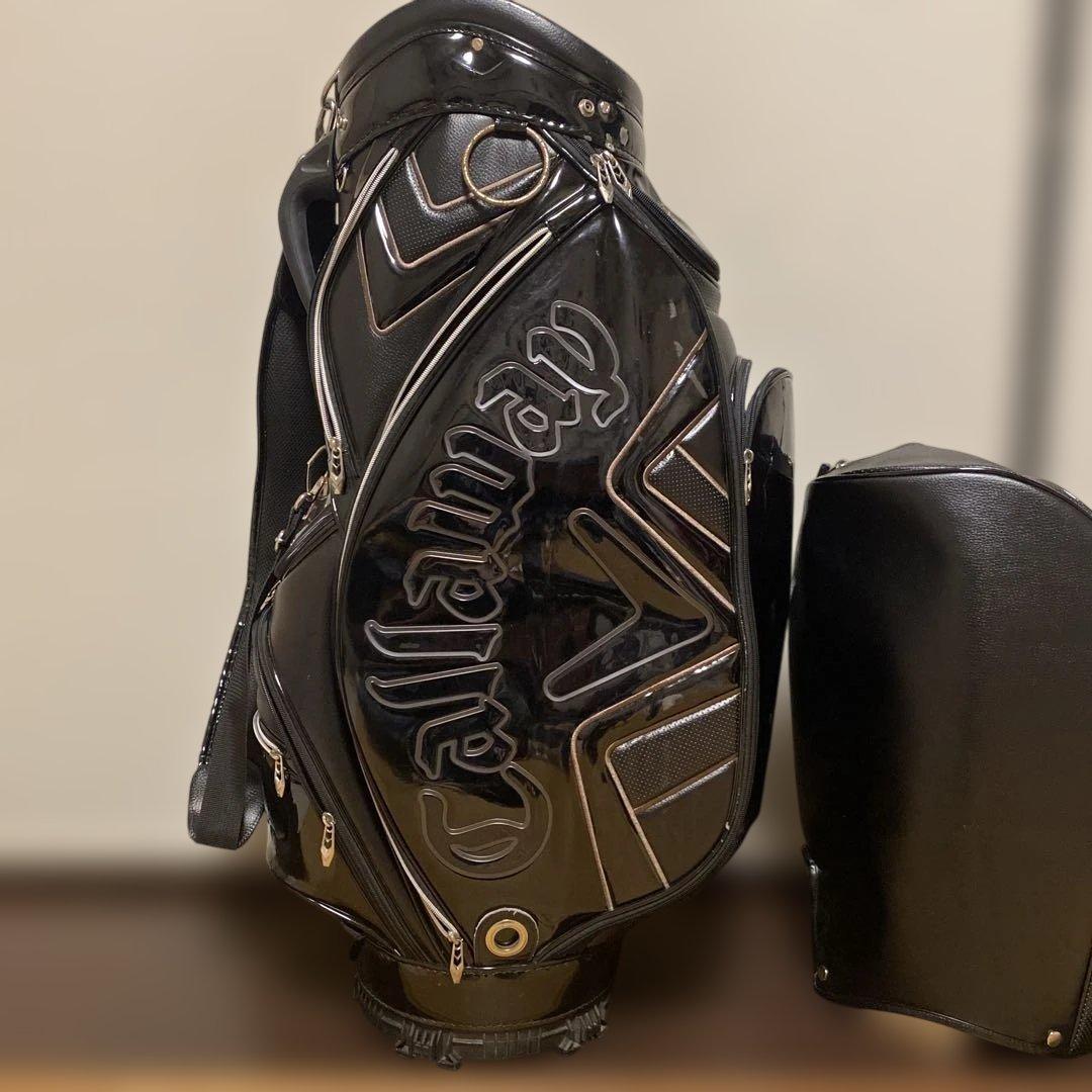 Callaway ブラック キャディバッグ ヘッドカバー付き