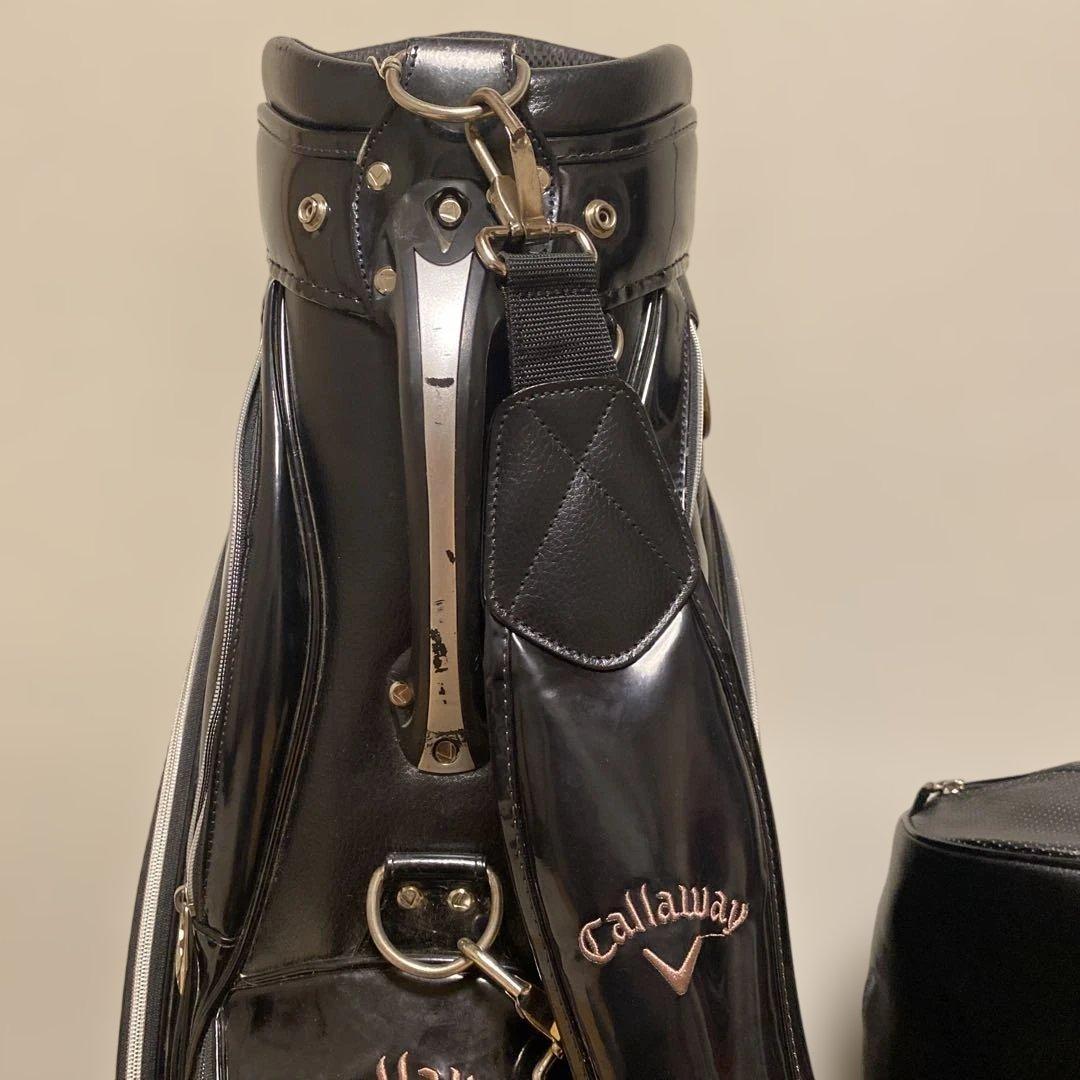 Callaway ブラック キャディバッグ ヘッドカバー付き