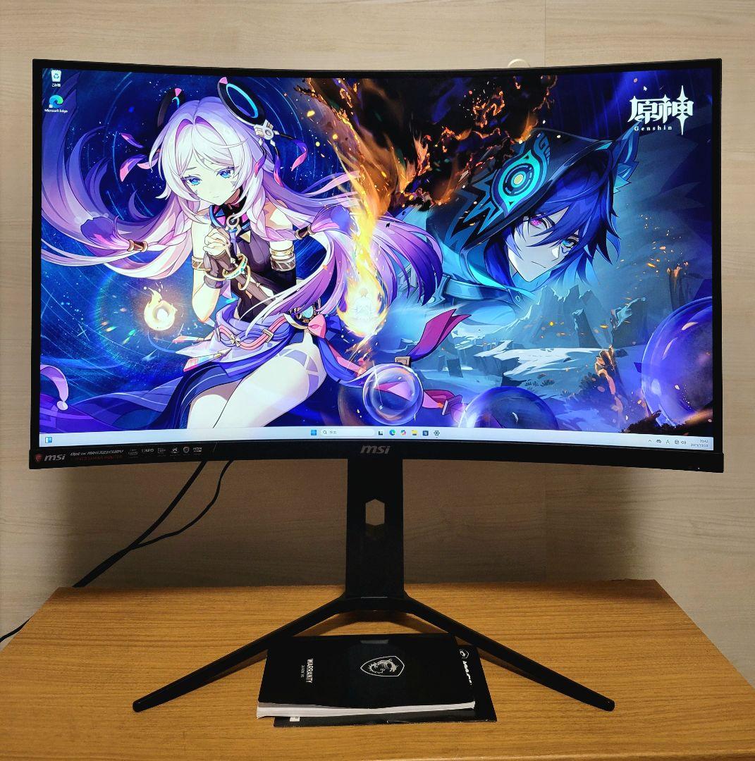 MSI Optix MAG321CURV 31.5インチ4K湾曲ゲーミングモニタ