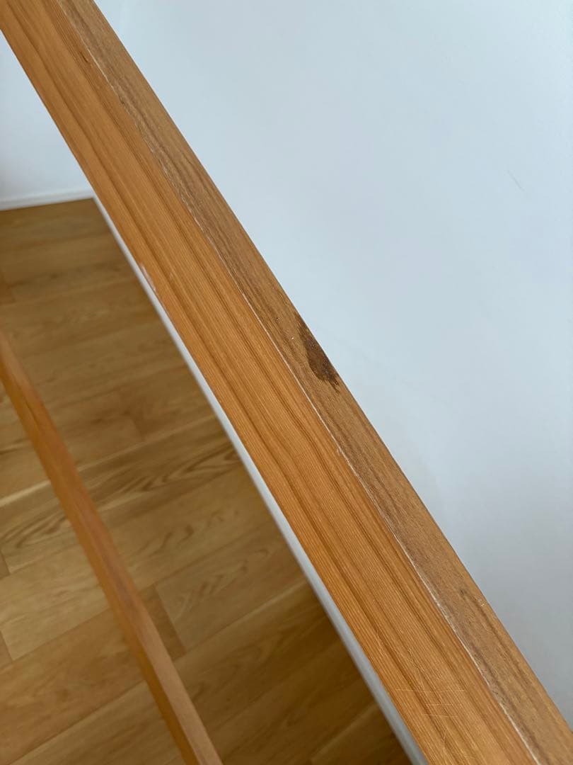 無印良品(MUJI) オーク材 セミシングル ハイベッド