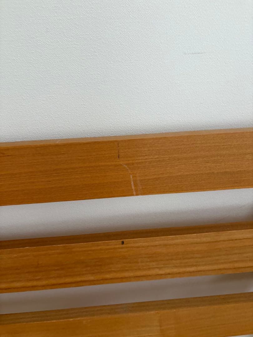 無印良品(MUJI) オーク材 セミシングル ハイベッド