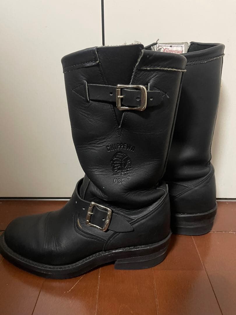 希少Chippewaチペワ エンジニアブーツ 97863 REDWING RRL
