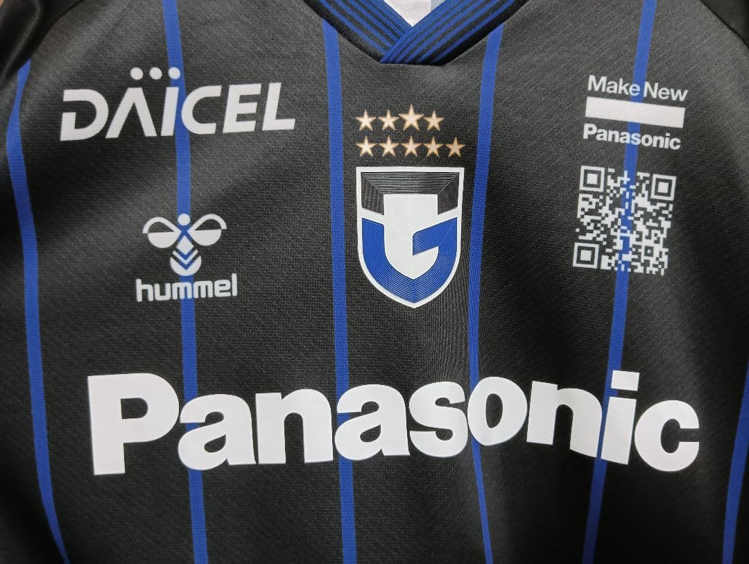 ヒュンメル ガンバ大阪 2024 長袖ユニフォーム M-Lサイズ