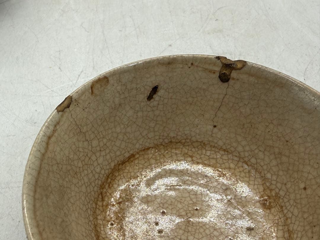 古清水　湯呑み5点　色絵　在銘　送料込み260202