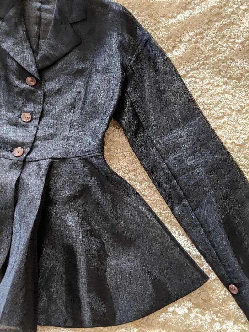 Dolce＆Gabbanaドルチェ＆ガッバーナ黒シースルーブラウス　ジャケット