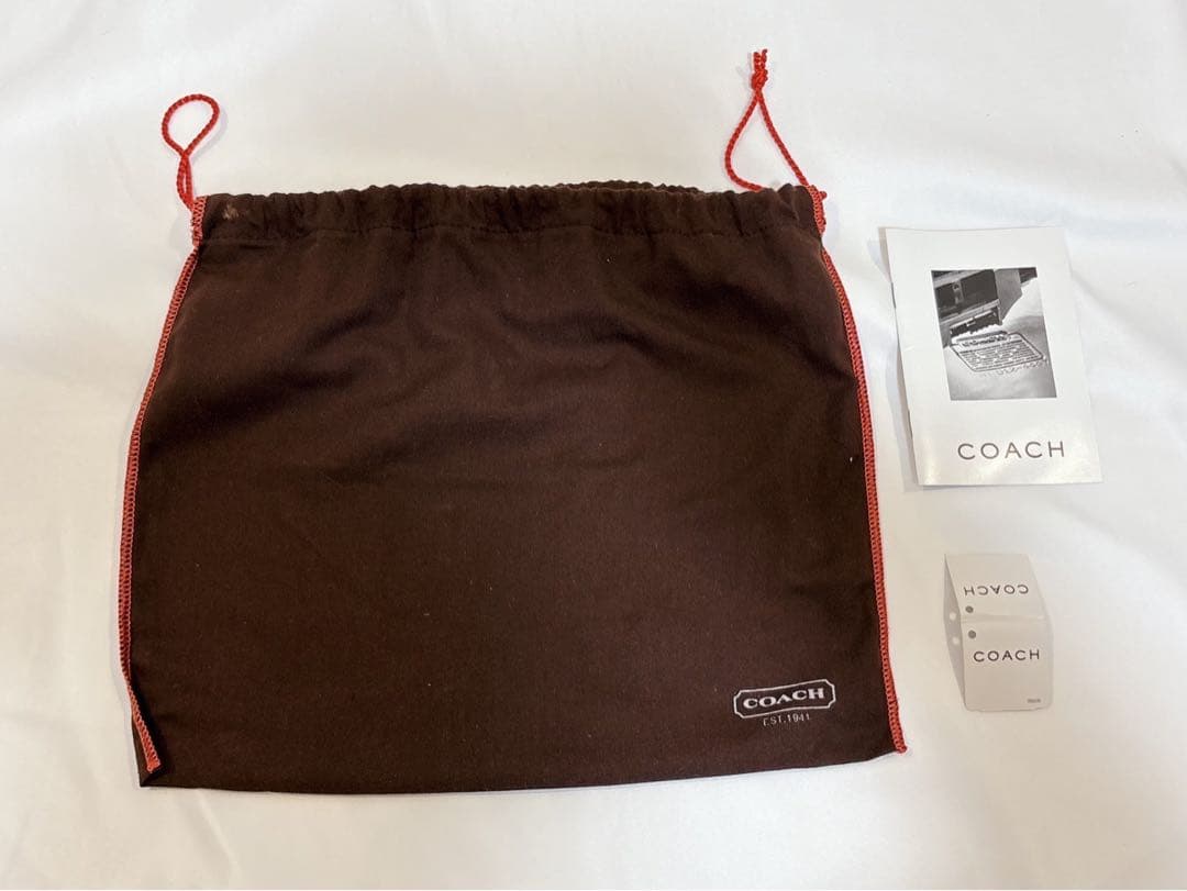 COACH ショルダーバッグ 9559 レザー 紫