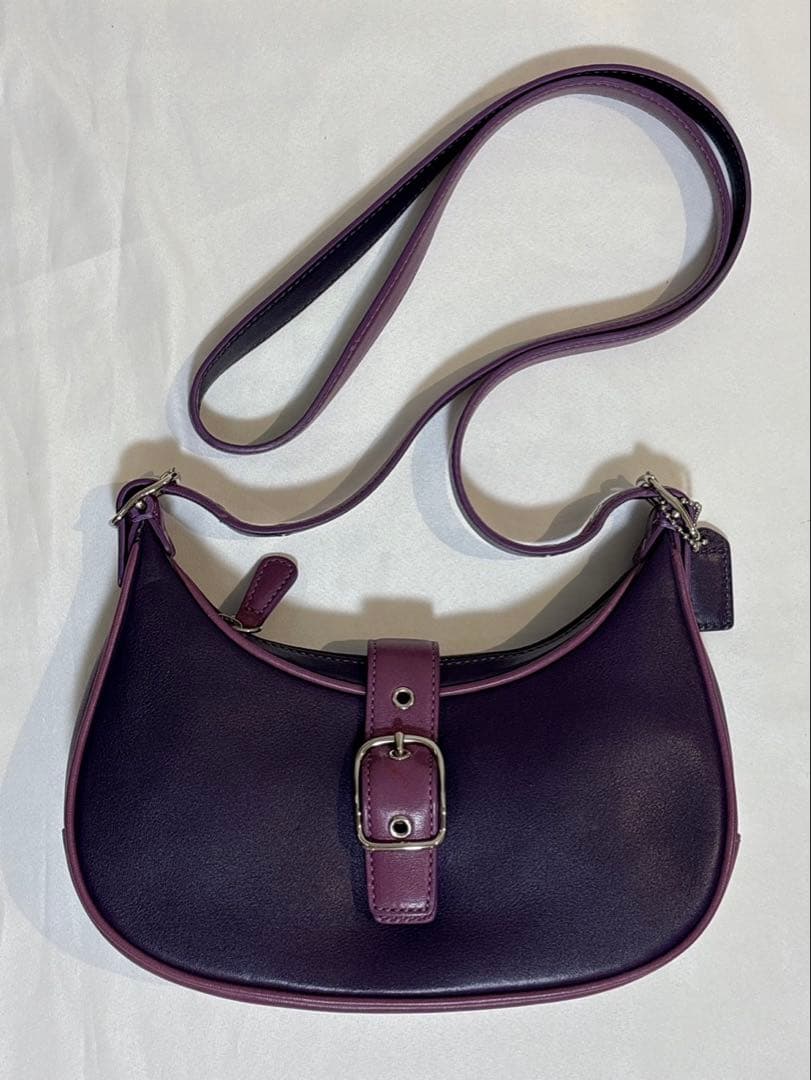 COACH ショルダーバッグ 9559 レザー 紫