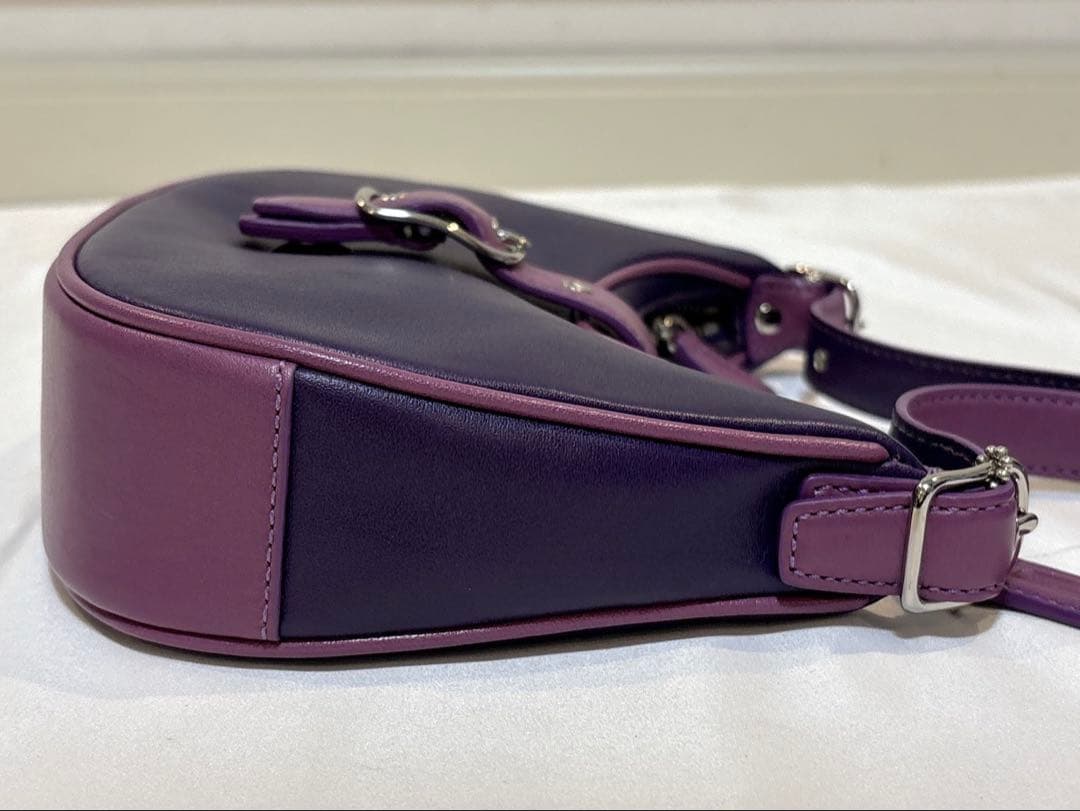 COACH ショルダーバッグ 9559 レザー 紫