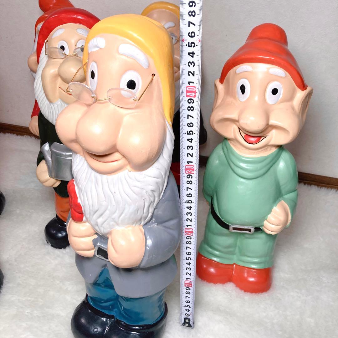 【高さ45cm✨】イルミ 七人の小人 オブジェ 陶器製 置物 7体セット 7人