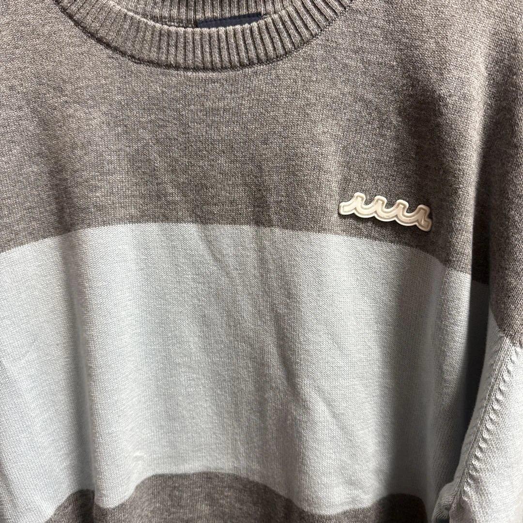 muta クルーネックニット サイズ6 グレー・水色