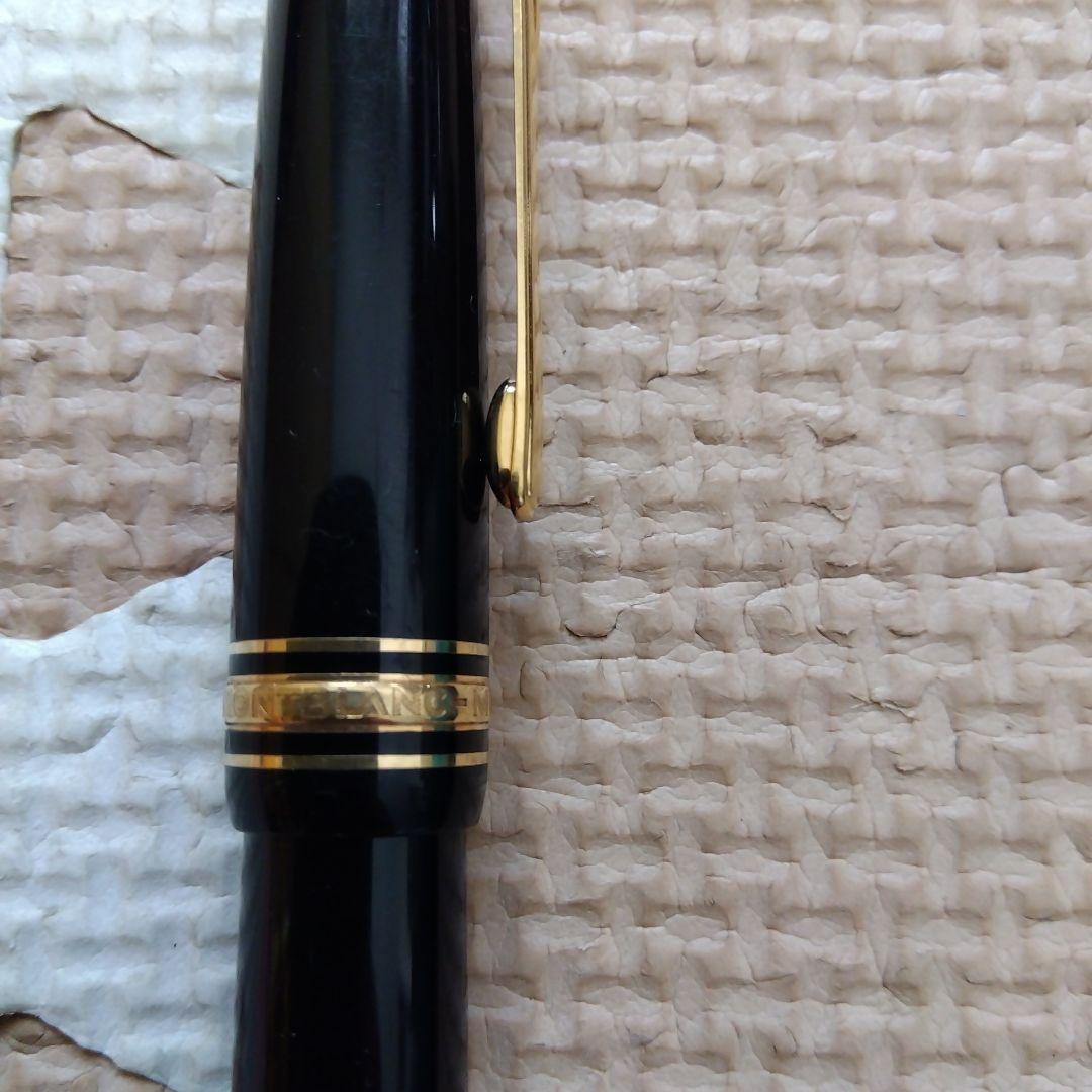 MONTBLANC ブラック万年筆 インクカートリッジ付き