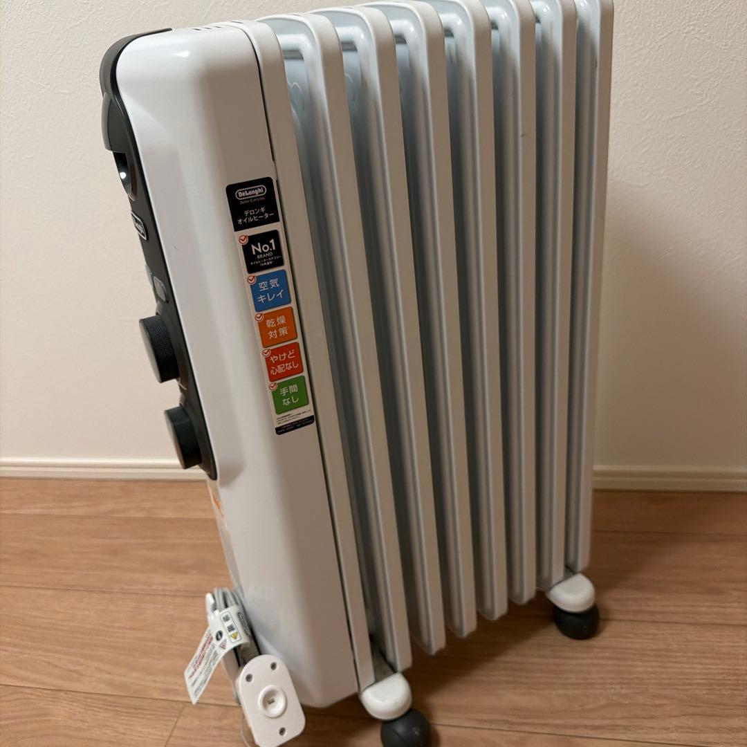 【美品】DeLonghi オイルヒーター ホワイト