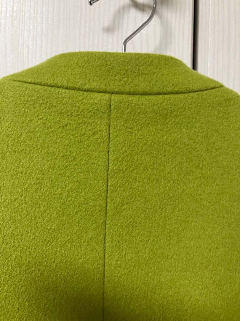 定価47000Spick &span ピスタチオグリーンコートタグ付き高級ウール